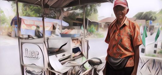 Mbah Wahidi, Kakek Penjual Burger Sederhana yang Legendaris di Jogja