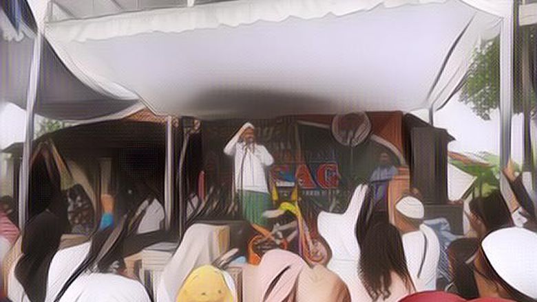 Dukungan Kepada Ganjar-Mahfud Tak Terbendung, Santri Sarungan SAG Gelar Jalan Sehat untuk Sebarkan Kebaikan