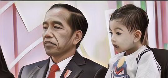 Presiden Jokowi Langsung Kaget Dengar Cita-cita Jan Ethes Ini, Buru-buru Ajak Sang Cucu Pergi