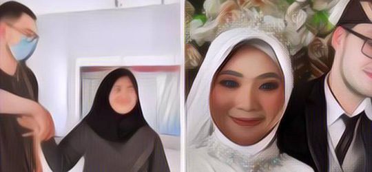 Romantis Abis! Wanita Ini Menikah dengan Pria Bule Setelah Ketemu Pertama Kali