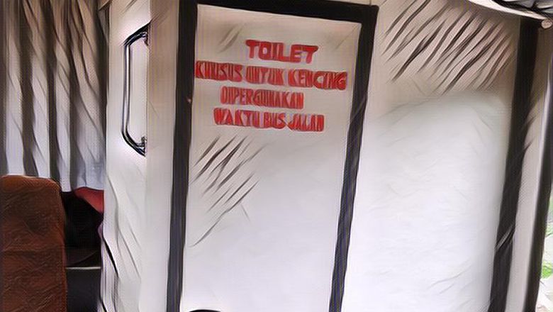 Terungkap Alasan Toilet di Bus Cuma Bisa Dipakai Penumpang Kalau Bus Sedang Jalan