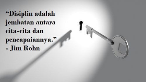Dalam belajar, disiplin adalah hal yang penting untuk dimiliki.
