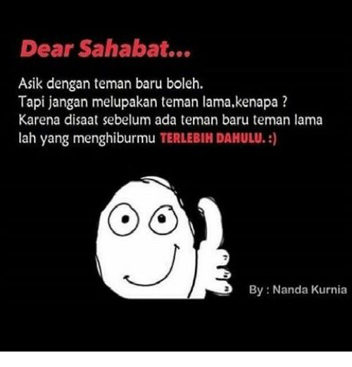 Dear sahabat...