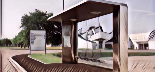 Area Rumput di Trotoar Kawasan Sudirman yang Bikin Bingung Pengguna Bus