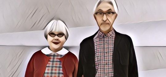 Gemes! Pasangan Kakek Nenek Asal Jepang Ini Selalu Pakai Busana Senada Hingga Jadi Viral