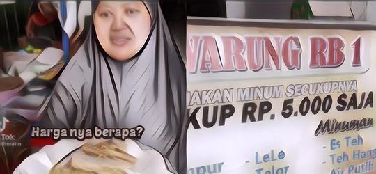 Wah, Ada Warung Nasi yang Jualannya Kayak Bagi-Bagi Rezeki, Nasi Lauk Cuma Rp 5 Ribu!