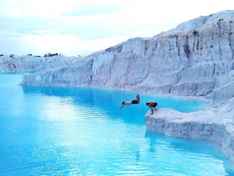 1. Danau Kaolin, Bangka Belitung