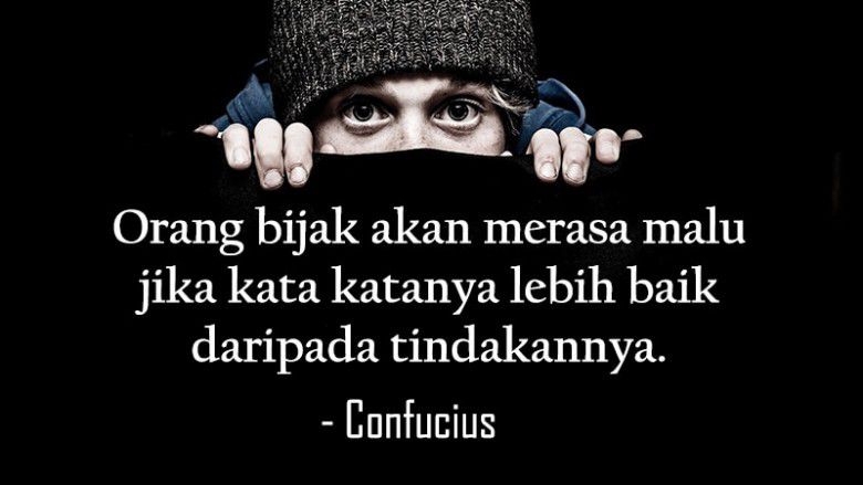 Setelah semua jurus udah dikeluarkan, jadikan kata-kata bijak ini sebagai sindiran pamungkas. 