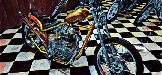 Tongkrongan Royal Enifeld Bullet Sebelum jadi Chopperland