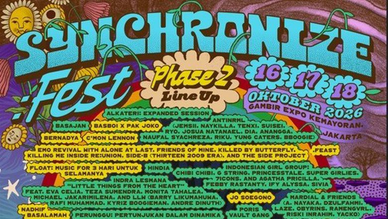 Synchronize Fest 2026 Umumkan Sederet Lineup Fase ke-2: Ada Reuni Emo dan Girl Band