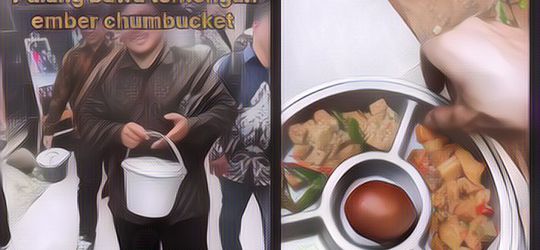 Viral Pengantin di Tegal Ini Berikan Souvenir Unik: Ada Ember Isinya Ini