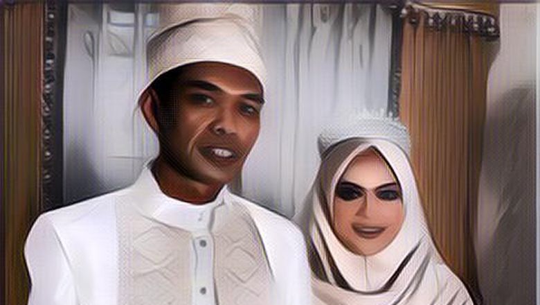 Mirip Bidadari Surga, Anggunnya Fatimah Az Zahra di Resepsi Pernikahan dengan UAS