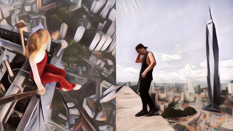 Ngeri! Pasutri Ini Manjat ke Atas Gedung Tertinggi di Malaysia, Kini Lagi Jadi Serbuan Polisi