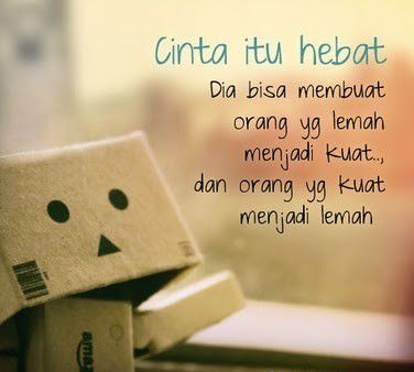 Kehebatan cinta yang terkadang jarang kita sadari.