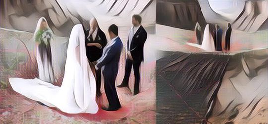 Merindinggg! Pasangan Ini Menikah di Atas Langit, Tingginya Mencapai 121 Meter