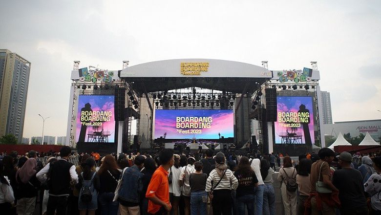 Usung Nuansa Bandara, Boardang Boarding Fest 2023 Hari Pertama Berlangsung Meriah