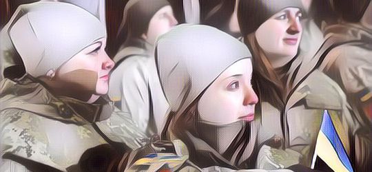 Nggak Kalah dengan Rusia, Ukraina Punya Puluhan Ribu Tentara Wanita, Cantik dan Sangar Tapi Kok Pakai Heels?