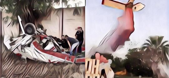 Merinding! Terekam Detik-Detik Sayap Pesawat Patah Saat Atraksi Di Pesta Gender Reveal, Pilot Tewas