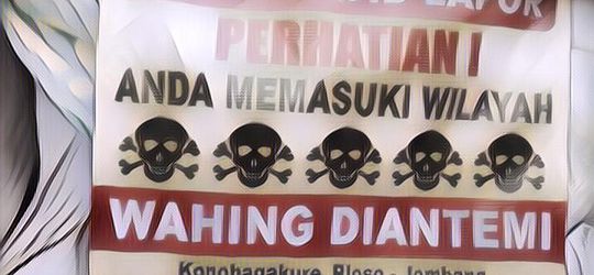 Ada-Ada Aja, Begini 6 Spanduk Covid-19 Dengan Tulisan Nyeleneh, Bikin Tepuk Jidat!