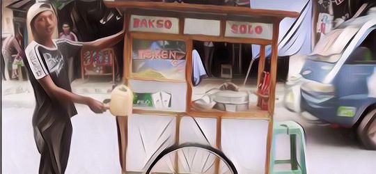 Viral! Polsek Cilandak Bongkar Outfit Intel saat Nyamar, Jadi Tukang Bakso Bawa HT