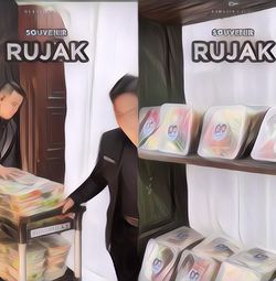 Viral Pengantin Bagikan 1,2 Ton Rujak untuk Dijadikan Souvenir Pernikahan