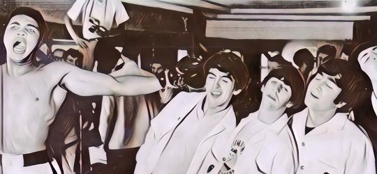 The Beatles: Foto Langka John Lennon, Paul McCartney dan George Harrison Pas Muda