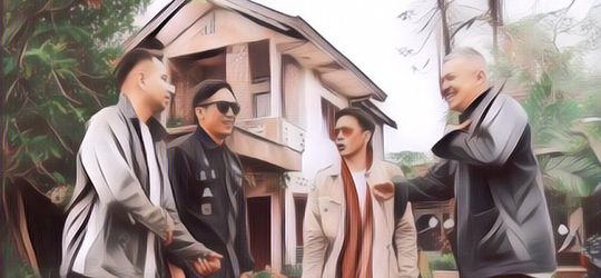 Serem! Ada Penampakan Wanita yang Muncul di Foto Raffi Ahmad, Ariel Noah Juga Terkejut