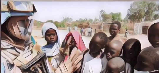 Viral di Media Sosial, Polwan yang Mengajari Anak-Anak di Sudan Bahasa Jawa