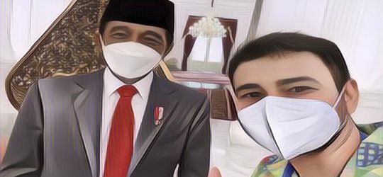 Intip 5 Potret Kedekatan Raffi Ahmad Bersama Presiden Jokowi, Akrab Banget