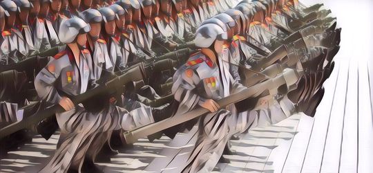 Korea Utara Lakukan Parade Militer Malam Hari, Pamer Senjata Militer Baru?
