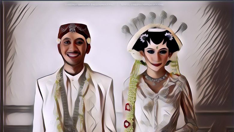 Kreatif ... Pasangan Ini Gelar Pernikahan di Tengah Karantina Memanfaatkan Green Screen