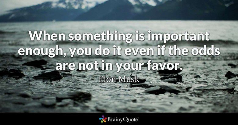 Kata motivasi dalam Bahasa Inggris terbaru dari Elon Musk nih.