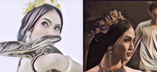 Merinding! Ternyata, Pemeran Badarawuhi KKN Desa Penari Berendam Syuting di Kolam dengan 50 Ular