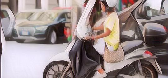 Potret Lucu Pengendara Motor Ini Pasti Bikin Kamu Senyum-Senyum Sendiri