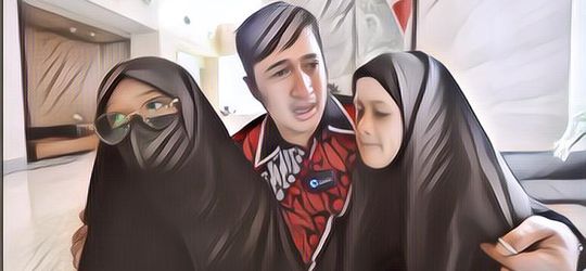 Tangis Air Mata Irfan Hakim Antar Anak Kembar Masuk Pesantren