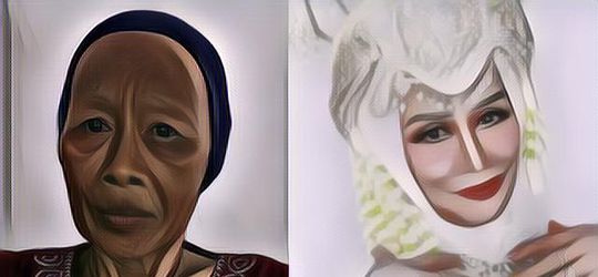 Gokil Parah! Nenek Ini Kelihatan Cetar Banget Cuma Gara-Gara Make Up, Begini Nih Transformasinya