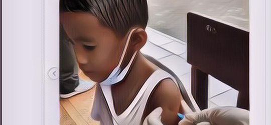 Disebut Punya Ilmu Kebal, Anak SD Asal Suku Baduy Bikin Nakes Terkejut Saat Suntik Vaksin di Lengannya