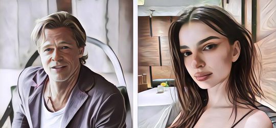 Benarkah Brad Pitt Pacaran dengan Wanita Bersuami, Emily Ratajkowski?