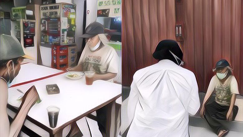 Ini Dia Sosok Gelandangan yang Ditemui Menteri Sosial Tri Rismaharini, Kira-Kira Settingan Bukan Ya?