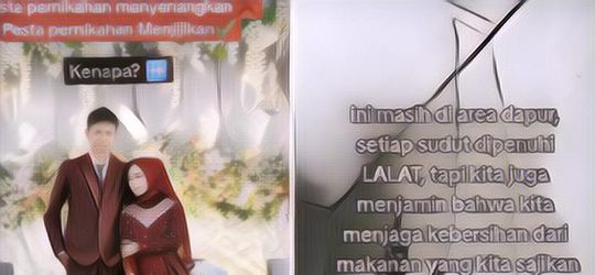 Kasihan, Pengantin Ini Malu Gara-Gara Acara Pernikahannya Dipenuhi Lalat