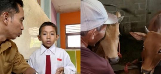 Seorang Guru Debat dengan Ucapan Murid yang Sebut Sapi Makan Martabak, Endingnya Langsung Dibuktikan
