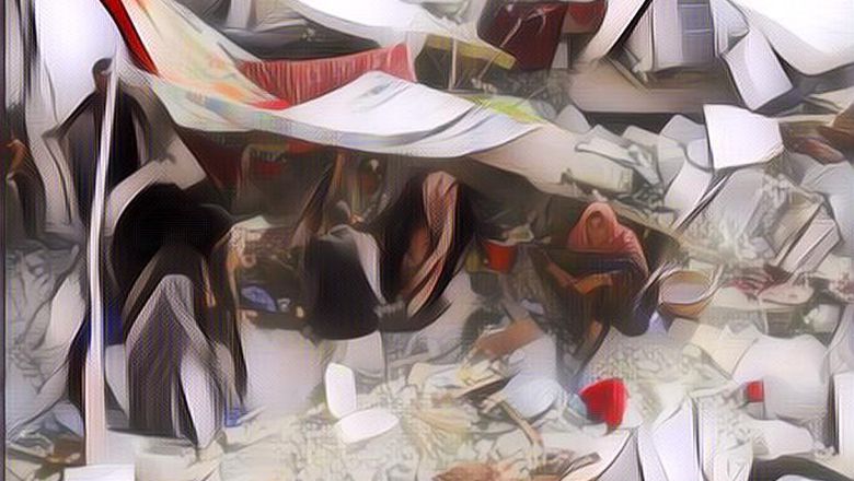 Tak Hanya Kelaparan Warga Gaza Juga Terancam Wabah Akibat Sampah Perang yang Berserakan