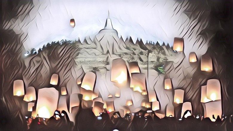 Ternyata! Ini Makna Pelepasan Lampion Dalam Puncak Perayaan Hari Raya Waisak