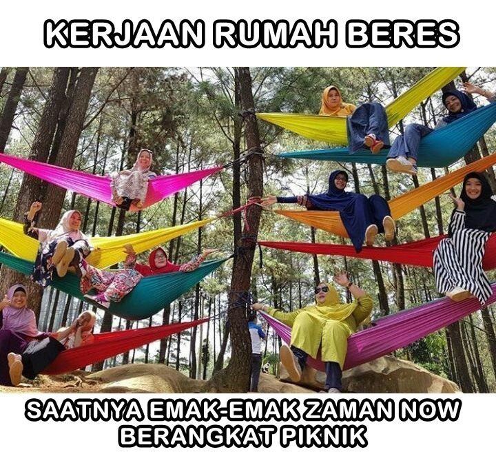 3. Uhuyyyy! Yang penting jangan lupa bersenang-senang ya Bu yaa. Mantap!