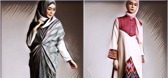 Model Baju Batik Kantor Wanita Berjilbab, Buat Kamu yang Ingin Tampil Kekinian