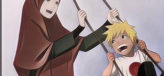 Anime Naruto Kalau Pake Busana Muslim, Kreatip Ni Orang