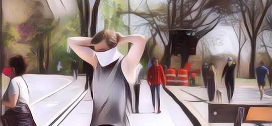 Seorang Pria Menderita Paru-Paru Pecah Setelah Rutin Lari Pakai Masker