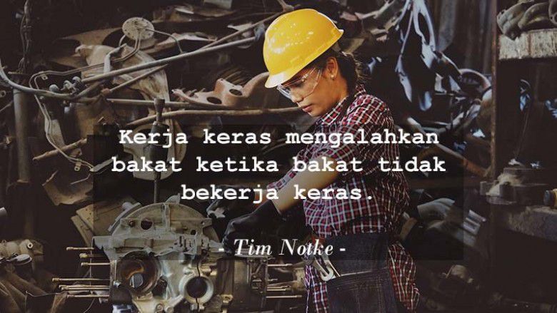 Gak perlu minder dengan orang yang berbakat.