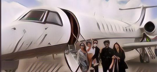 Crazy Rich Bali Ini Ternyata Satu Jet Pribadi dengan Atta - Aurel, Intip Momen Serunya