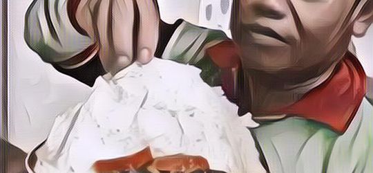 Foto Makanan Porsi 'Tukang Gali', Bejibun Isinya Bingung Ngabisinnya